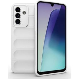 Mobigear Bumpy Samsung Galaxy A17 Hülle Flexibles TPU Backcover - Weiß