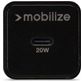 Mobigear Essentials Single USB-C Ladegerät Apple Lightning 1 Meter Power Delivery 20W - Schwarz