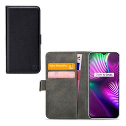 Mobilize Classic Gelly Wallet Realme 7i Hülle Klapphülle Geldbörse - Schwarz