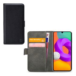 Mobilize Classic Gelly Wallet Samsung Galaxy M22 Hülle Klapphülle Geldbörse - Schwarz