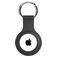 Xccess Keychain Apple AirTag Hülle Flexibles Silikon Schlüsselanhänger - Schwarz