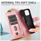 Mobigear Zipper iPhone 17 Pro Hülle Klapphülle Geldbörse - Roségold