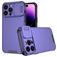 Mobigear Cam Slide iPhone 14 Pro Max Hülle Hardcase Backcover mit Kamera Slider - Lila