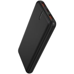 Mobiparts III Triple USB / USB-C Powerbank 10.000 mAh Power Delivery 22W - Schwarz