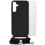 Mobilize Lanyard Gelly Samsung Galaxy S23 FE Flexibles TPU Handykette - Schwarz