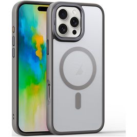 Mobigear Shockproof iPhone 16 Pro Max MagSafe Hülle Hardcase Backcover - Grau