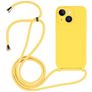 Mobigear Lanyard iPhone 14 Silikon Handykette - Gelb