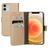 Mobiparts Saffiano Wallet iPhone 12 Pro Hülle Klapphülle Geldbörse - Copper