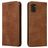 Mobigear Retro Slim Samsung Galaxy S20 Plus Hülle Klapphülle Geldbörse - Braun