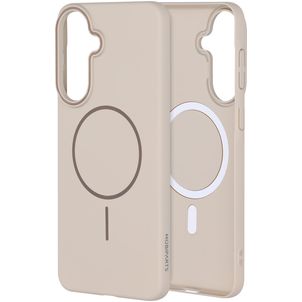 Mobiparts Slim Line Samsung Galaxy A57 MagSafe Hülle Hardcase Backcover - Off White