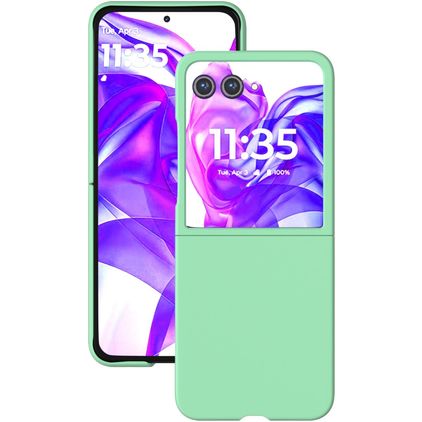 Mobigear Colors Motorola Razr 50 Ultra Hülle Hardcase Backcover - Grün
