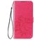 Mobigear Clover Huawei P40 Pro Hülle Klapphülle Geldbörse - Pink