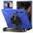 Mobigear SureGrip XGuard Samsung Galaxy Tab S8 Ultra Hülle Kunststoff,Silikon Backcover + Stifthalter + Schulterträger + Ständer - Blau