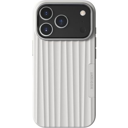 Nudient Bold iPhone 17 Pro MagSafe Hülle Hardcase Backcover - Chalk White