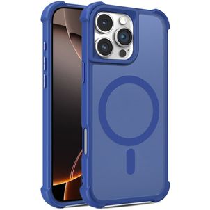 Mobigear Armor Shield iPhone 16 Pro MagSafe Hülle Hardcase Backcover - Blau