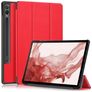 Mobigear Tri-Fold Samsung Galaxy Tab S9 Plus Hülle Klapphülle + Stifthalter - Rot