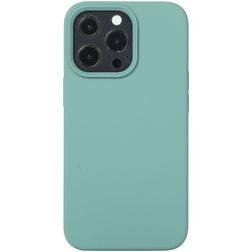 Mobigear Rubber Touch iPhone 14 Pro Max Silikon Hülle Backcover - Grün