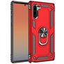 Mobigear Armor Ring Samsung Galaxy Note 10 Hülle Hardcase Backcover Stoßfest mit Ringhalter - Rot