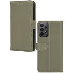 Mobilize Premium Gelly Wallet Samsung Galaxy A23 Hülle Klapphülle Geldbörse - Grün