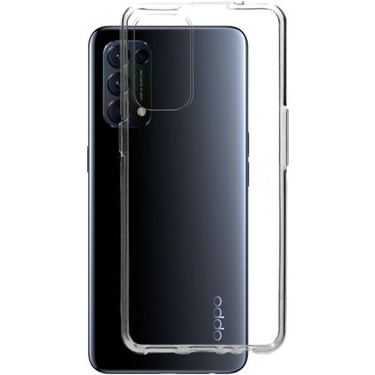 Mobiparts Classic Durchsichtig OPPO Find X3 Lite Hülle Flexibles TPU Backcover - Transparent