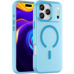 Mobigear Shockproof iPhone 17 Pro Max MagSafe Hardcase Backcover - Blau