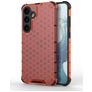 Mobigear Honeycomb Samsung Galaxy S24 Plus Hülle Hardcase Backcover Stoßfest - Rot