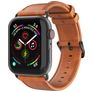 Dux Ducis Business Leder Apple Watch Armband Dornschließe - 49/46/45/44 mm - Cognac