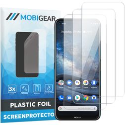 Mobigear Nokia 8.3 Displayschutz Schutzfolie - Hüllenfreundlich (3er Pack)