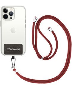 Mobigear Lanyard Universal-Handykette einstellbar - Weinrot