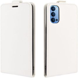 Mobigear OPPO Reno 4 Hülle Flipcase - Weiß