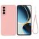 Mobigear Rubber Touch Samsung Galaxy S26 Plus Silikon Hülle Backcover - Pink