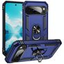 Mobigear Armor Ring Google Pixel 10 Pro XL Hülle Hardcase Backcover Stoßfest mit Ringhalter - Blau