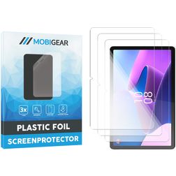 Mobigear Lenovo Tab P11 Pro Gen 1 Displayschutz Schutzfolie - Hüllenfreundlich (3er Pack)