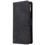 Mobigear Zipper Samsung Galaxy S10 Lite Klapphülle Portemonnaie - Schwarz