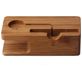Mobigear Bamboo Telefonständer,Smartwatch-Ständer - Braun