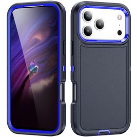 Mobigear Rugged iPhone 17 Pro Max Hülle Hardcase Backcover Stoßfest - Blau