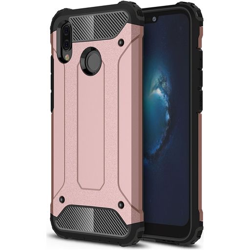 Mobigear Outdoor Huawei P20 Lite (2018) Hülle Hardcase Backcover Stoßfest - Roségold