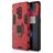 Mobigear Armor Ring OnePlus 8 Pro Hülle Hardcase Backcover Stoßfest mit Ringhalter - Rot