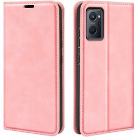 Mobigear Retro Slim Realme 9i Hülle Klapphülle Geldbörse - Pink