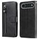 Mobigear Zipper iPhone Air Hülle Klapphülle Geldbörse - Schwarz