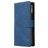 Mobigear Zipper Samsung Galaxy S10 Lite Hülle Klapphülle Geldbörse - Blau