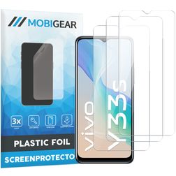 Mobigear Vivo Y33s Displayschutz Schutzfolie - Hüllenfreundlich (3er Pack)