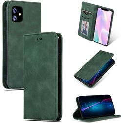 Mobigear Retro Slim iPhone 11 Hülle Klapphülle - Grün