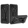 Mobigear Armor Stand Realme C25Y Hülle Hardcase Backcover Stoßfest mit Ständer - Schwarz