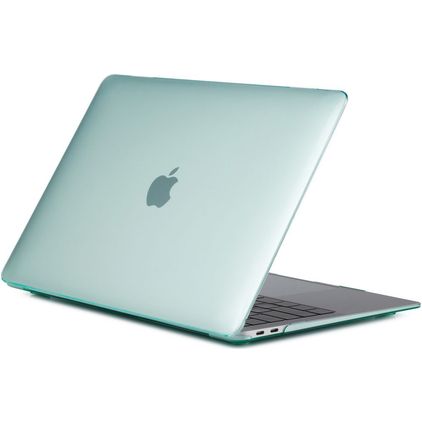 Mobigear Glossy MacBook Air 13 Zoll (2018-2020) Hardshell Hülle Laptop Cover MacBook Case - Grün - Modell A1932 / A2179 / A2337
