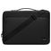 Gaston Luga Däsh Cushioned Briefcase Laptop Aktentasche 16 Zoll Laptoptasche + Handgriff - Schwarz