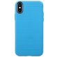 Mobigear Grip iPhone XS Hülle Flexibles TPU Backcover mit Ständer - Blau