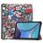 Mobigear Tri-Fold iPad Mini 7 (2024) Hülle Klapphülle - Graffiti