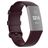 Mobigear Cross Silikon Fitbit Charge 3 Armband Dornschließe - Weinrot