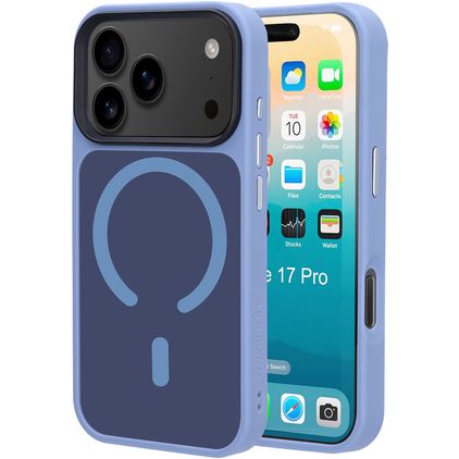 Mobiparts Hardcover iPhone 17 Pro MagSafe Hülle Hardcase Backcover - Satin Light Blue